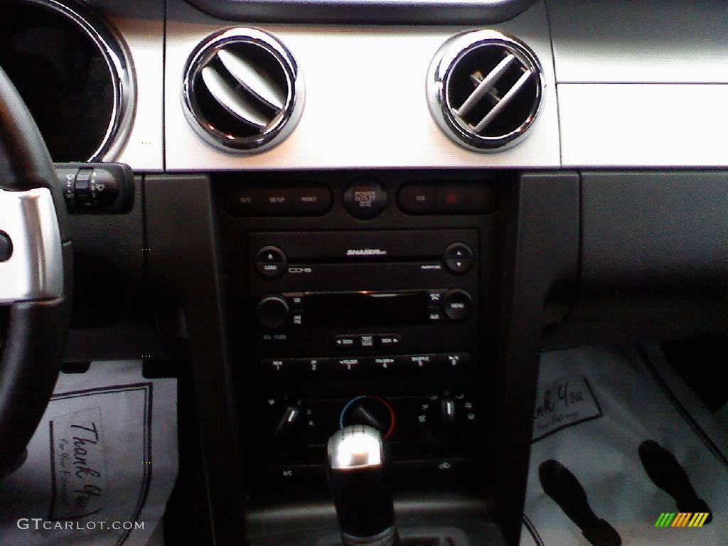 2007 Mustang GT Premium Convertible - Tungsten Grey Metallic / Dark Charcoal photo #14