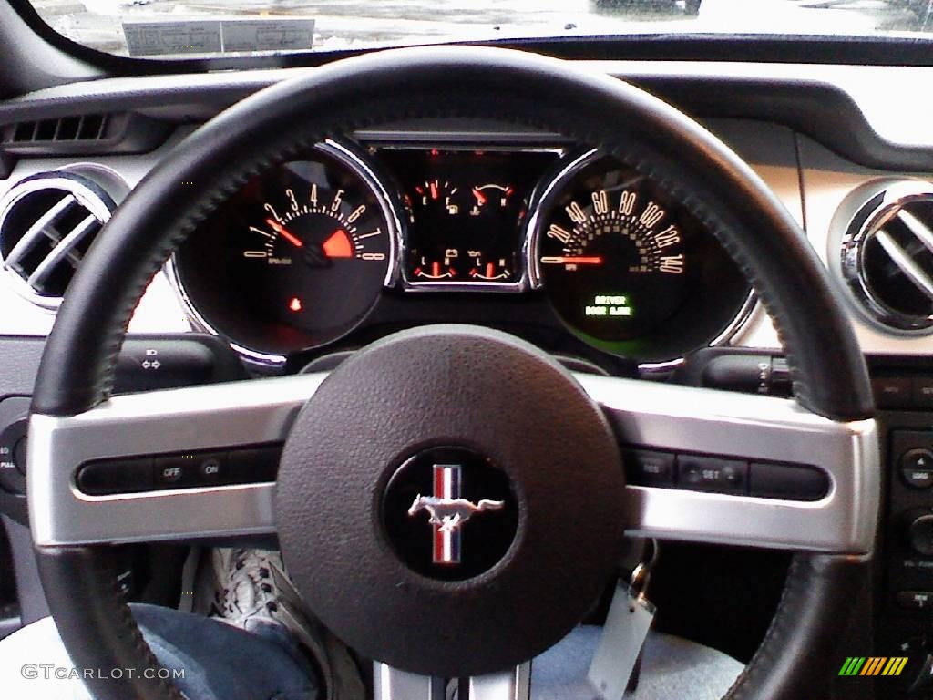 2007 Mustang GT Premium Convertible - Tungsten Grey Metallic / Dark Charcoal photo #15