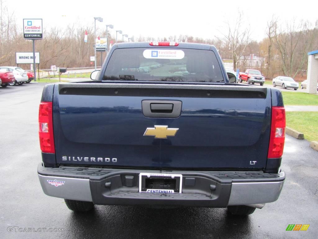 2009 Silverado 1500 LT Regular Cab - Imperial Blue Metallic / Light Titanium photo #5