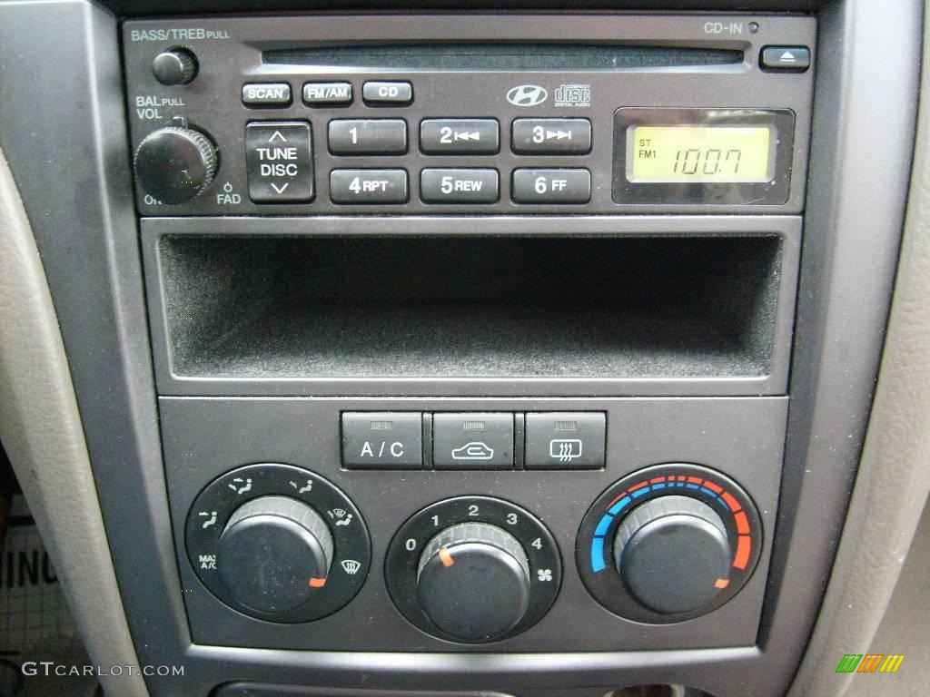 2006 Elantra GLS Sedan - Nordic White / Beige photo #19