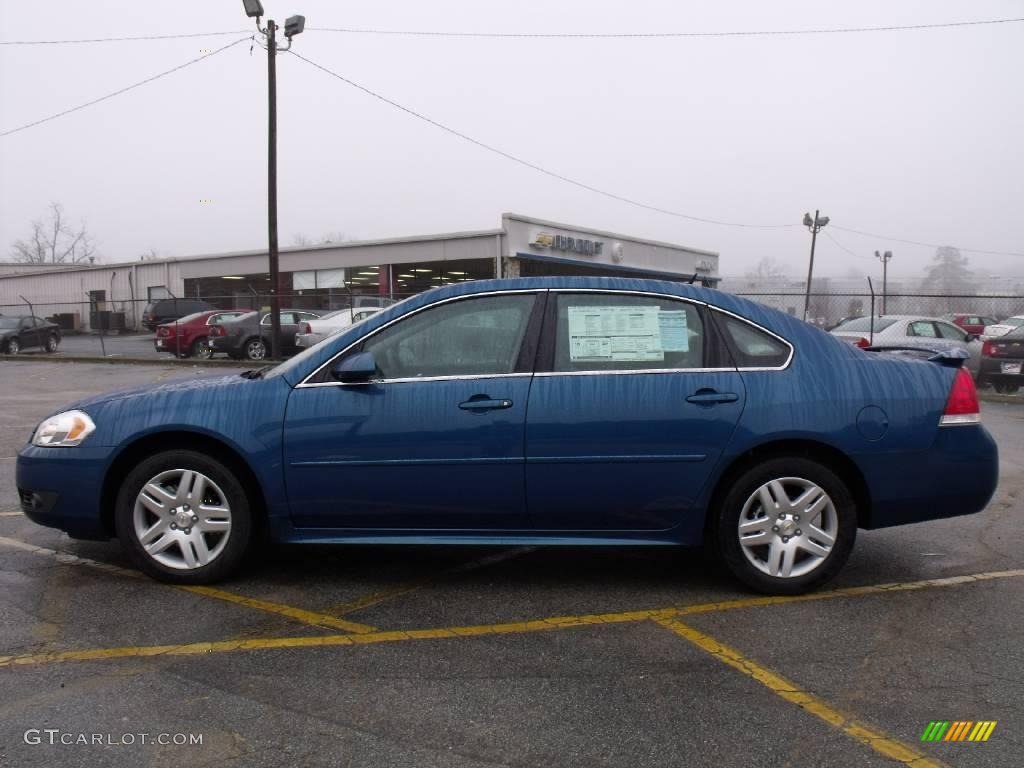 2010 Impala LT - Aqua Blue Metallic / Gray photo #2