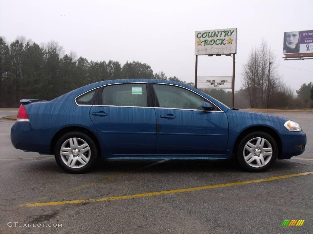 2010 Impala LT - Aqua Blue Metallic / Gray photo #6