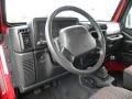 2000 Flame Red Jeep Wrangler Sport 4x4  photo #3