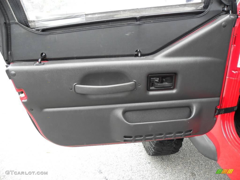 2000 Wrangler Sport 4x4 - Flame Red / Agate photo #5