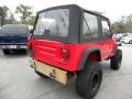 2000 Flame Red Jeep Wrangler Sport 4x4  photo #10