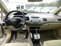 2007 Borrego Beige Metallic Honda Civic LX Sedan  photo #3