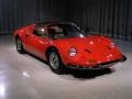 Red 1974 Ferrari Dino 246 GTS Exterior