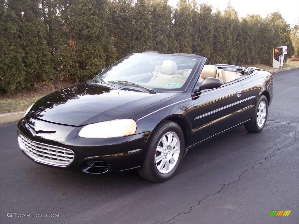 2002 Sebring GTC Convertible - Black / Sandstone photo #1