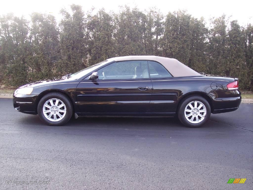 2002 Sebring GTC Convertible - Black / Sandstone photo #3