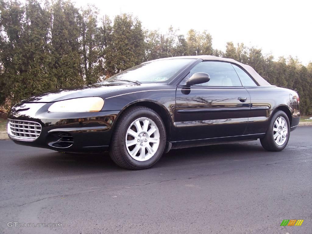 2002 Sebring GTC Convertible - Black / Sandstone photo #9