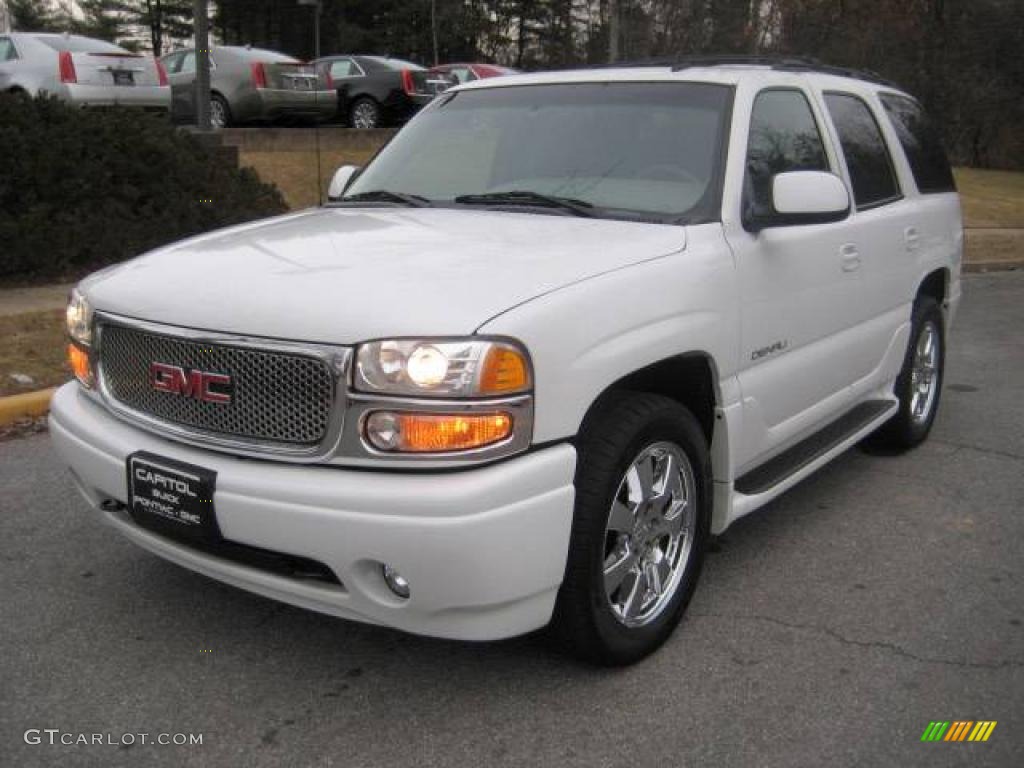 2006 Yukon Denali AWD - Summit White / Sandstone photo #8