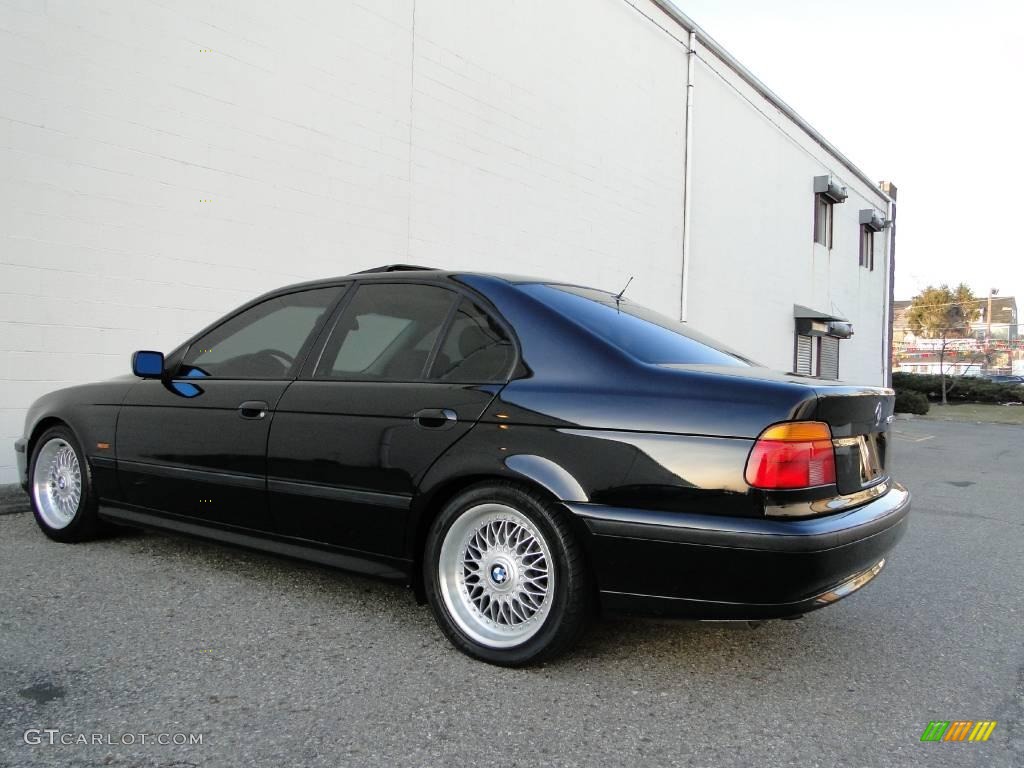 1998 5 Series 528i Sedan - Black II / Grey photo #8