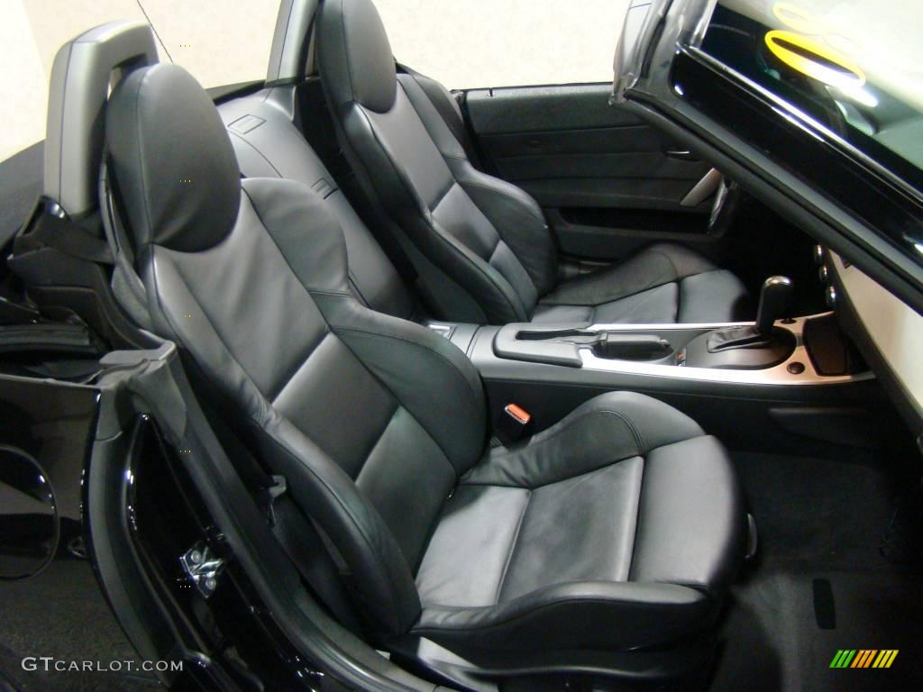 2008 Z4 3.0i Roadster - Jet Black / Black photo #12