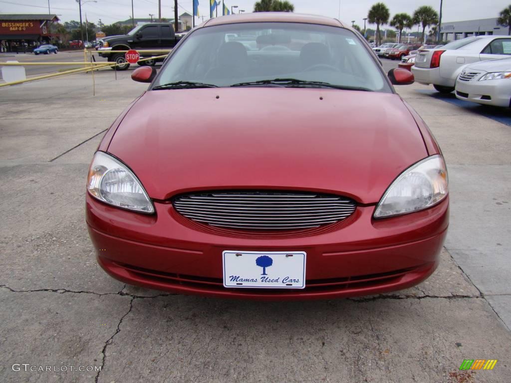 2000 Taurus SES - Toreador Red Metallic / Medium Graphite photo #3