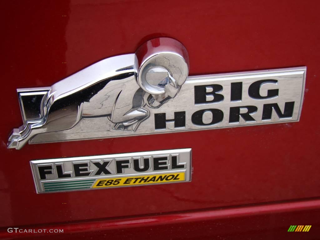 2008 Ram 1500 Big Horn Edition Quad Cab - Blaze Red Crystal Pearl / Medium Slate Gray photo #10