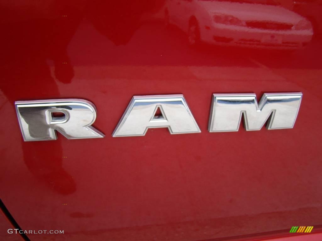 2008 Ram 1500 Big Horn Edition Quad Cab - Blaze Red Crystal Pearl / Medium Slate Gray photo #11