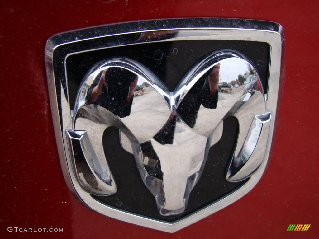2008 Ram 1500 Big Horn Edition Quad Cab - Blaze Red Crystal Pearl / Medium Slate Gray photo #12