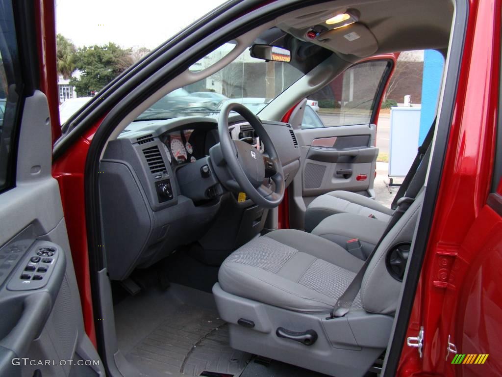 2008 Ram 1500 Big Horn Edition Quad Cab - Blaze Red Crystal Pearl / Medium Slate Gray photo #13