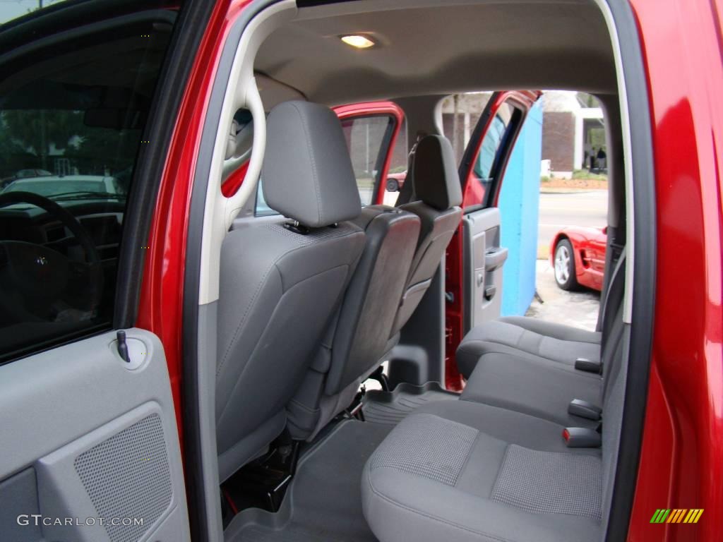 2008 Ram 1500 Big Horn Edition Quad Cab - Blaze Red Crystal Pearl / Medium Slate Gray photo #14