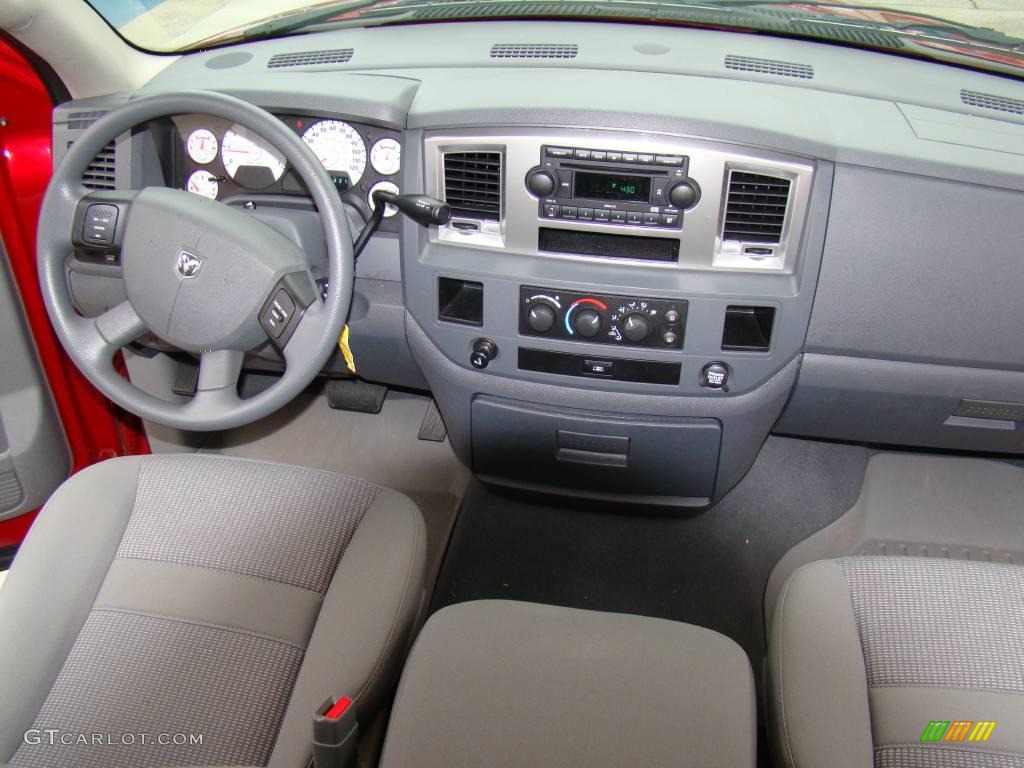 2008 Ram 1500 Big Horn Edition Quad Cab - Blaze Red Crystal Pearl / Medium Slate Gray photo #19