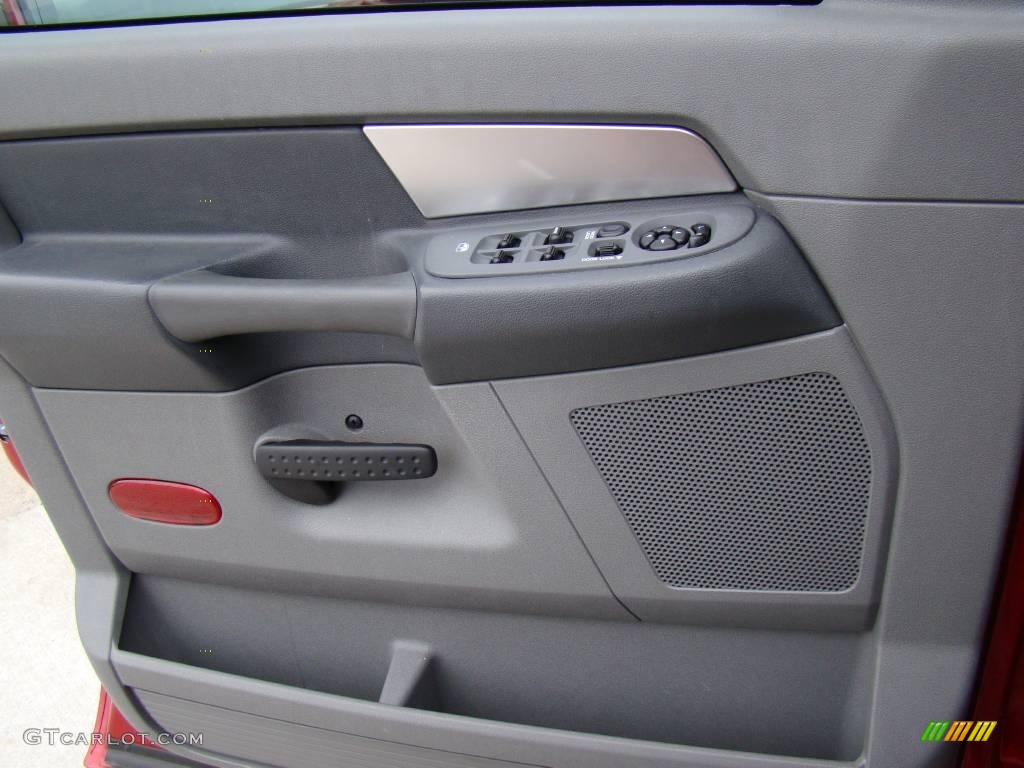 2008 Ram 1500 Big Horn Edition Quad Cab - Blaze Red Crystal Pearl / Medium Slate Gray photo #23