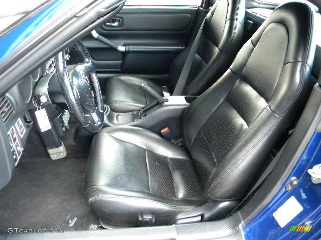 Black Interior 2001 Toyota MR2 Spyder Roadster Photo #25125385