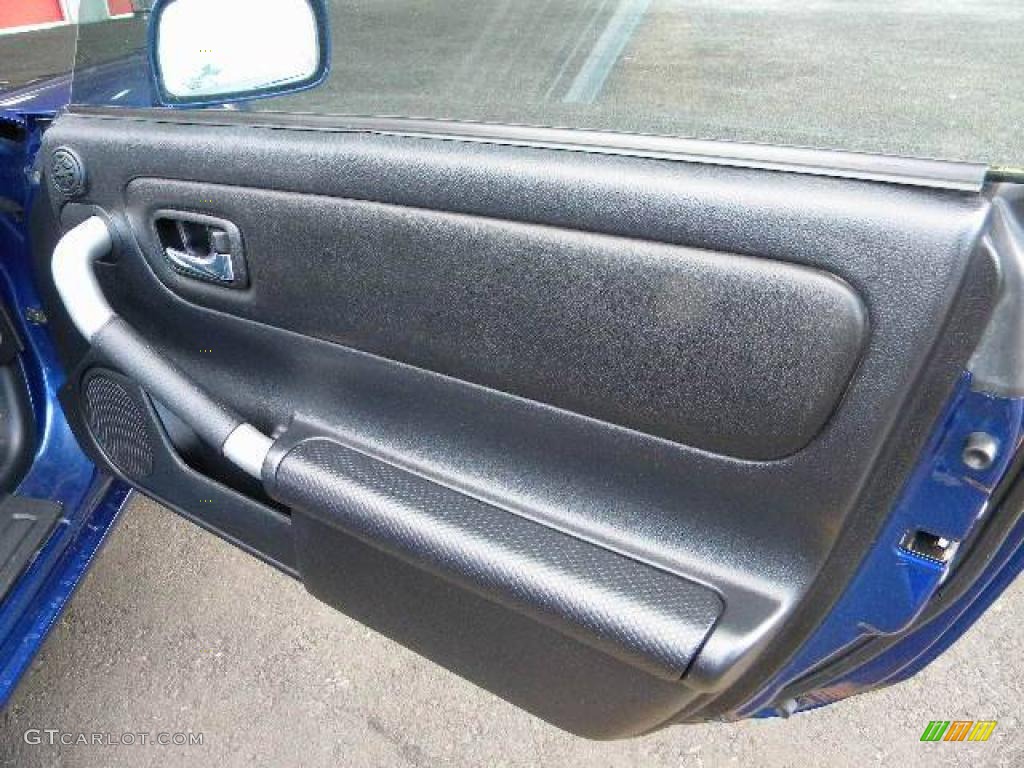 2001 Toyota MR2 Spyder Roadster Black Door Panel Photo #25125453