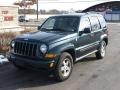 2005 Deep Beryl Green Pearl Jeep Liberty Renegade 4x4  photo #2