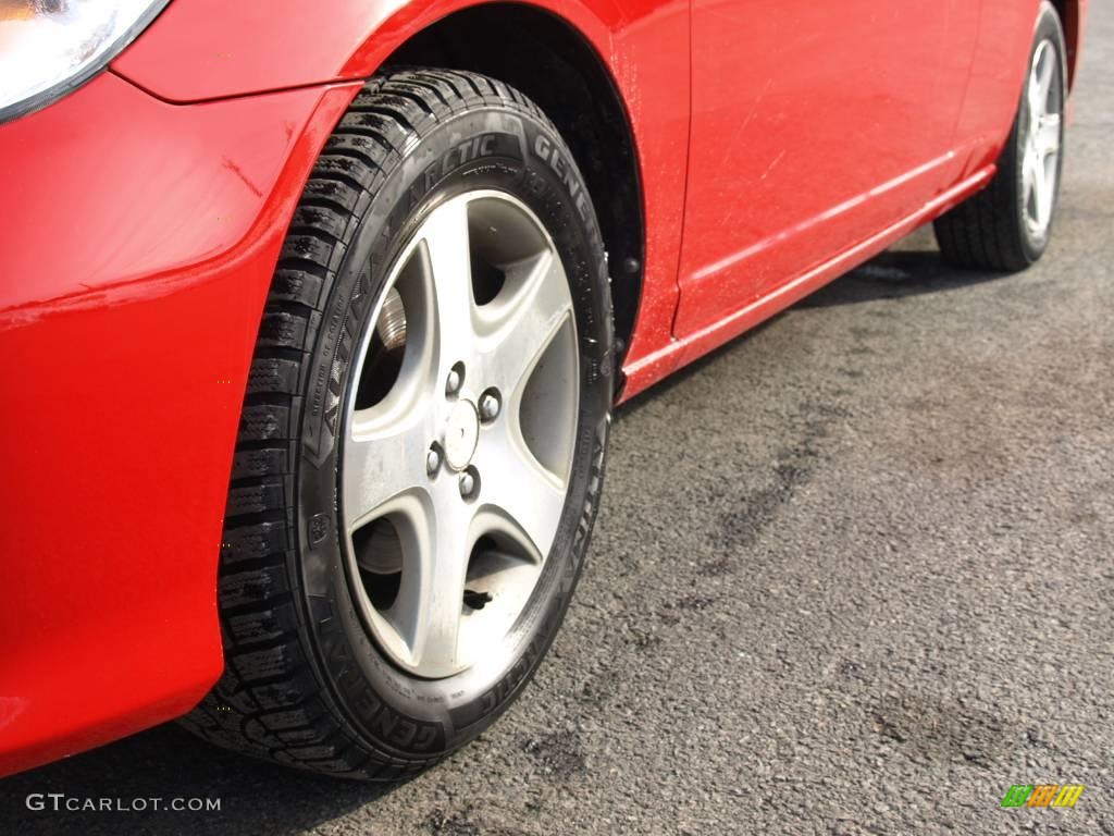 2005 Civic EX Coupe - Rallye Red / Black photo #6