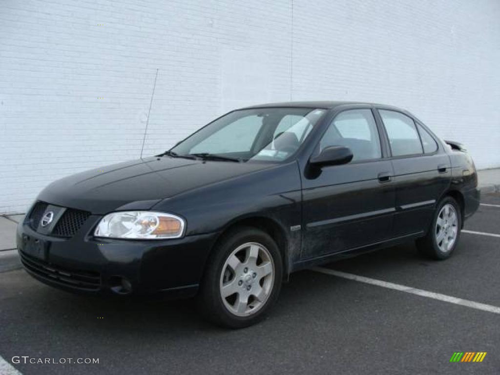 2005 Sentra 1.8 S Special Edition - Blackout / Charcoal photo #1