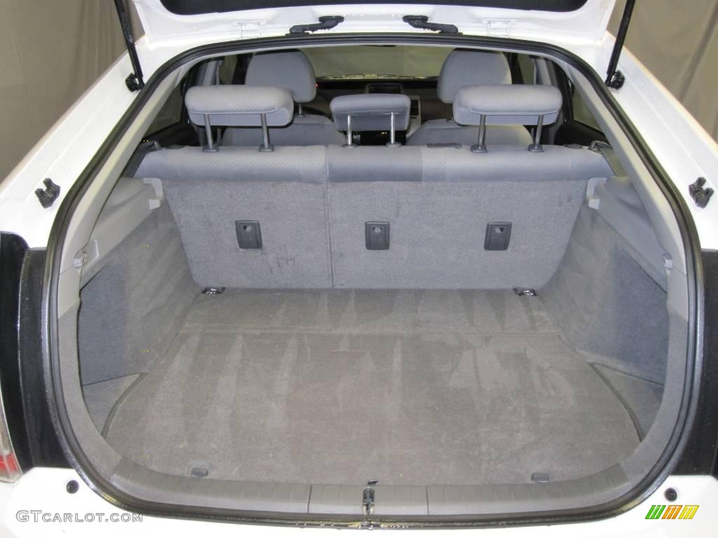 2005 Prius Hybrid - Super White / Gray/Burgundy photo #5