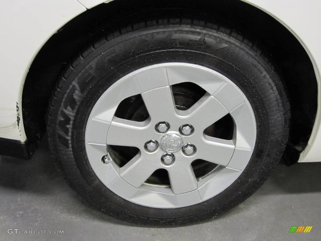 2005 Prius Hybrid - Super White / Gray/Burgundy photo #6