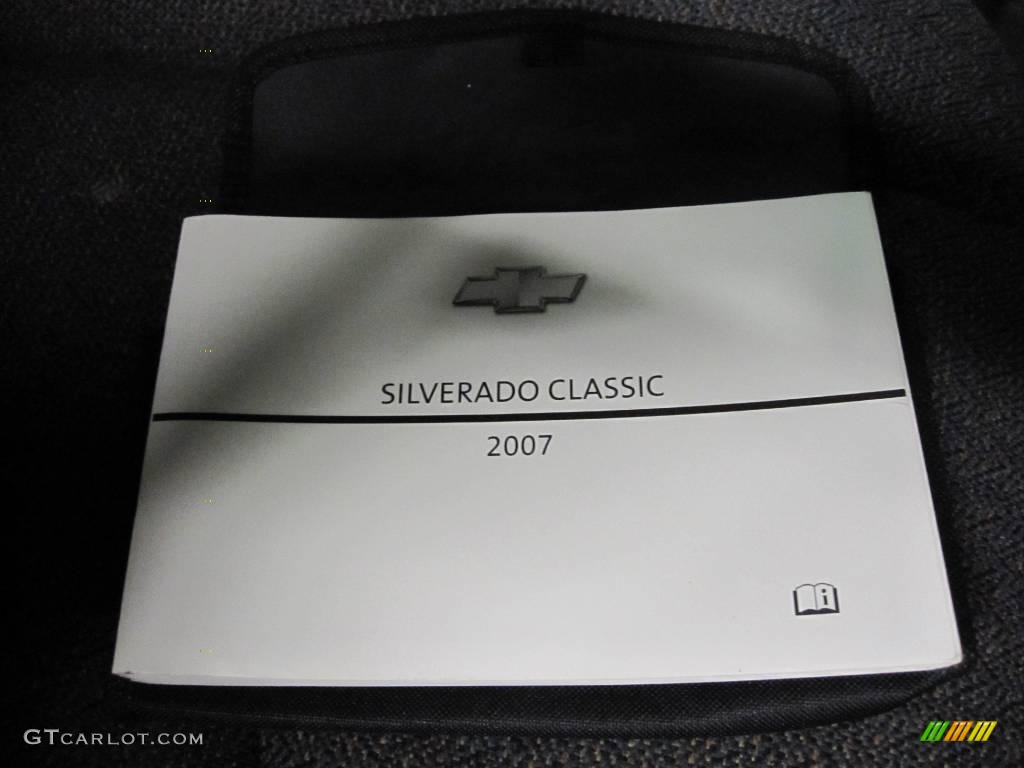 2007 Silverado 1500 Classic Work Truck Regular Cab 4x4 - Black / Dark Charcoal photo #8