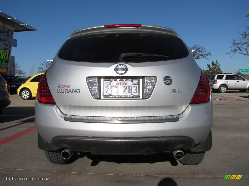 2006 Murano SL - Brilliant Silver Metallic / Charcoal photo #4