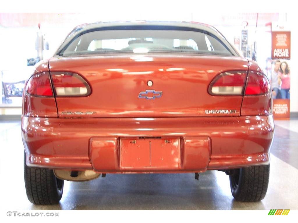 1998 Cavalier Coupe - Cayenne Red Metallic / Gray photo #7
