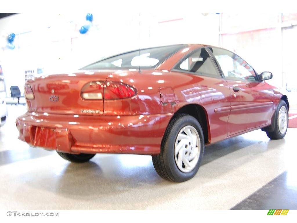 1998 Cavalier Coupe - Cayenne Red Metallic / Gray photo #8