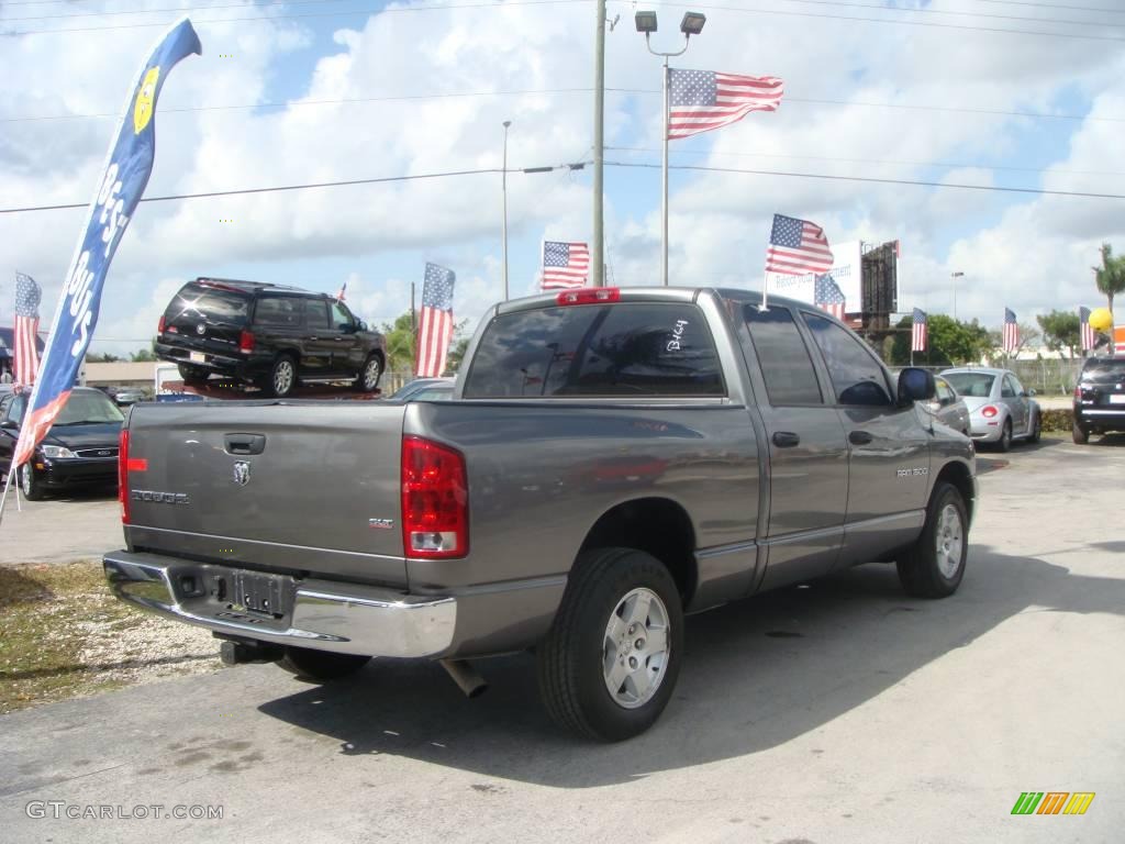 2005 Ram 1500 SLT Quad Cab - Mineral Gray Metallic / Dark Slate Gray photo #3