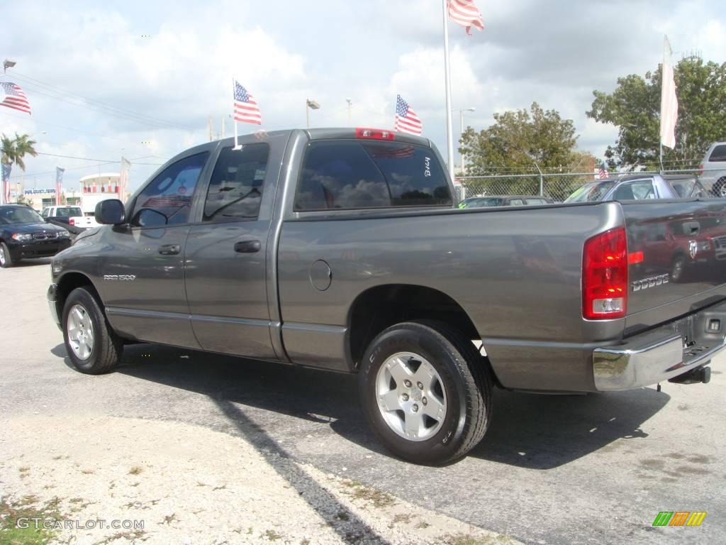 2005 Ram 1500 SLT Quad Cab - Mineral Gray Metallic / Dark Slate Gray photo #6