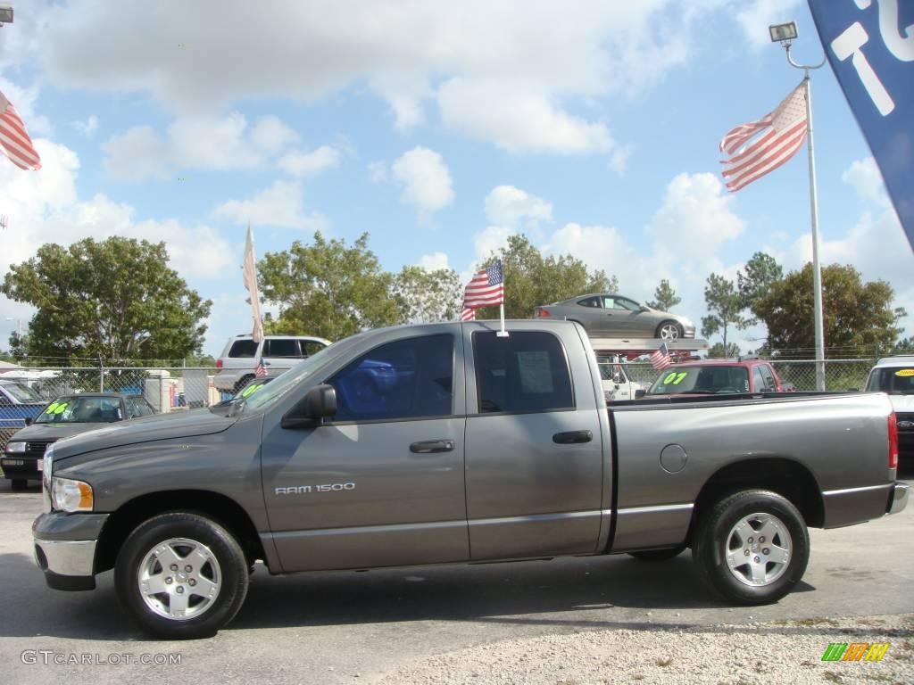 2005 Ram 1500 SLT Quad Cab - Mineral Gray Metallic / Dark Slate Gray photo #7