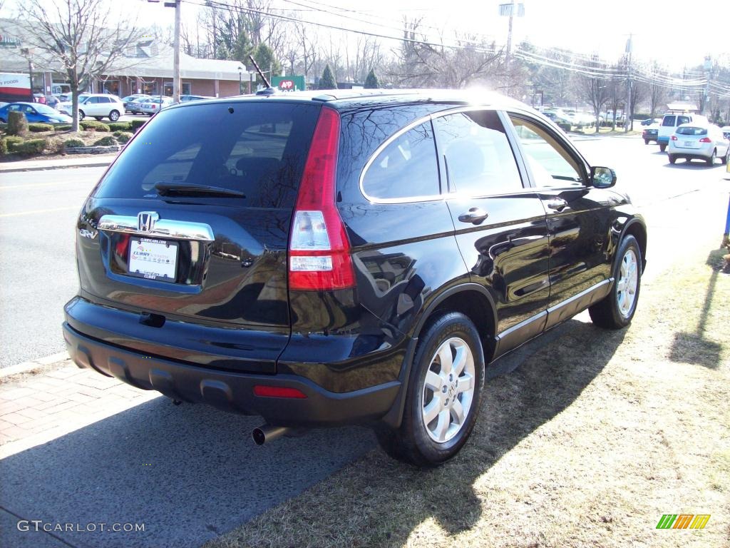 2008 CR-V EX-L 4WD - Nighthawk Black Pearl / Ivory photo #5