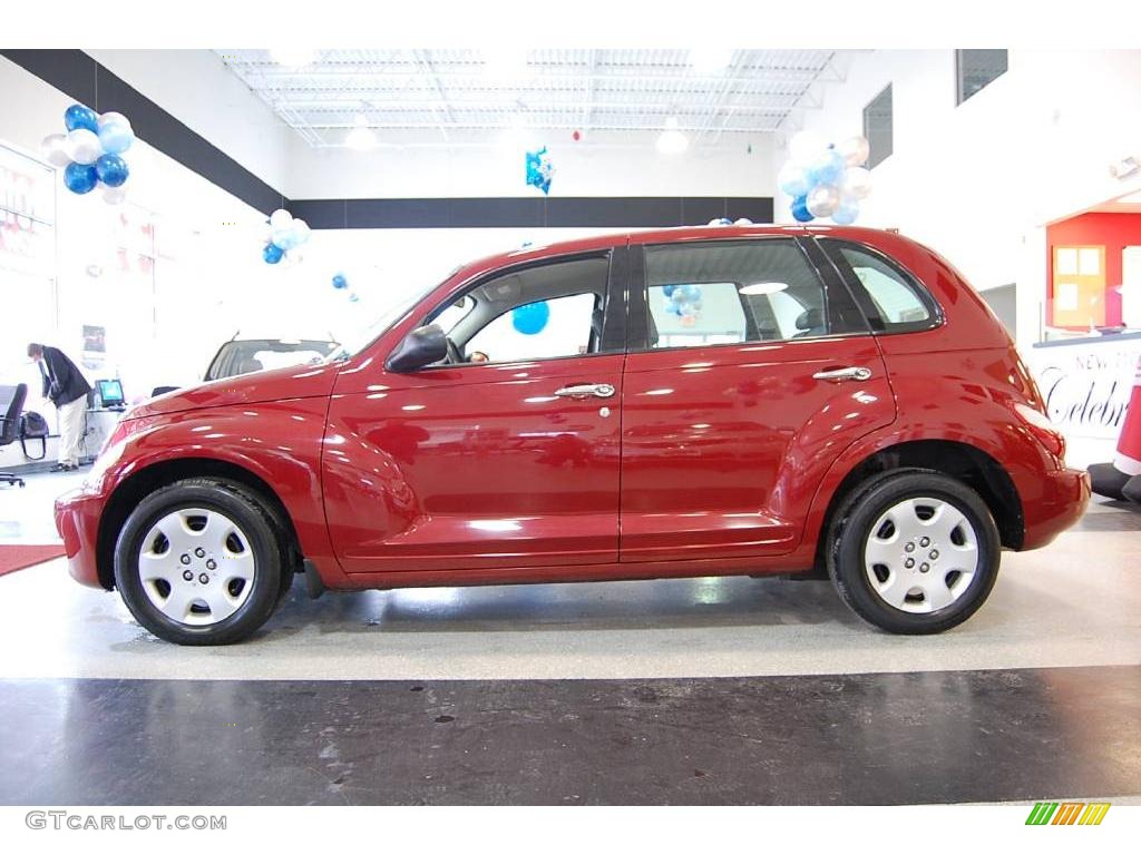 2007 PT Cruiser  - Inferno Red Crystal Pearl / Pastel Slate Gray photo #3