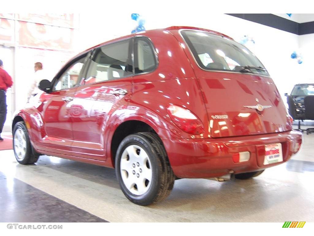 2007 PT Cruiser  - Inferno Red Crystal Pearl / Pastel Slate Gray photo #4