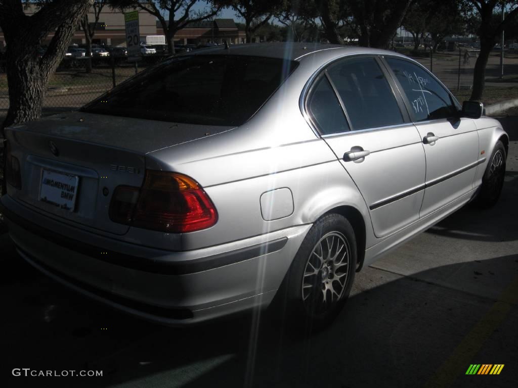 2000 3 Series 328i Sedan - Titanium Silver Metallic / Black photo #3
