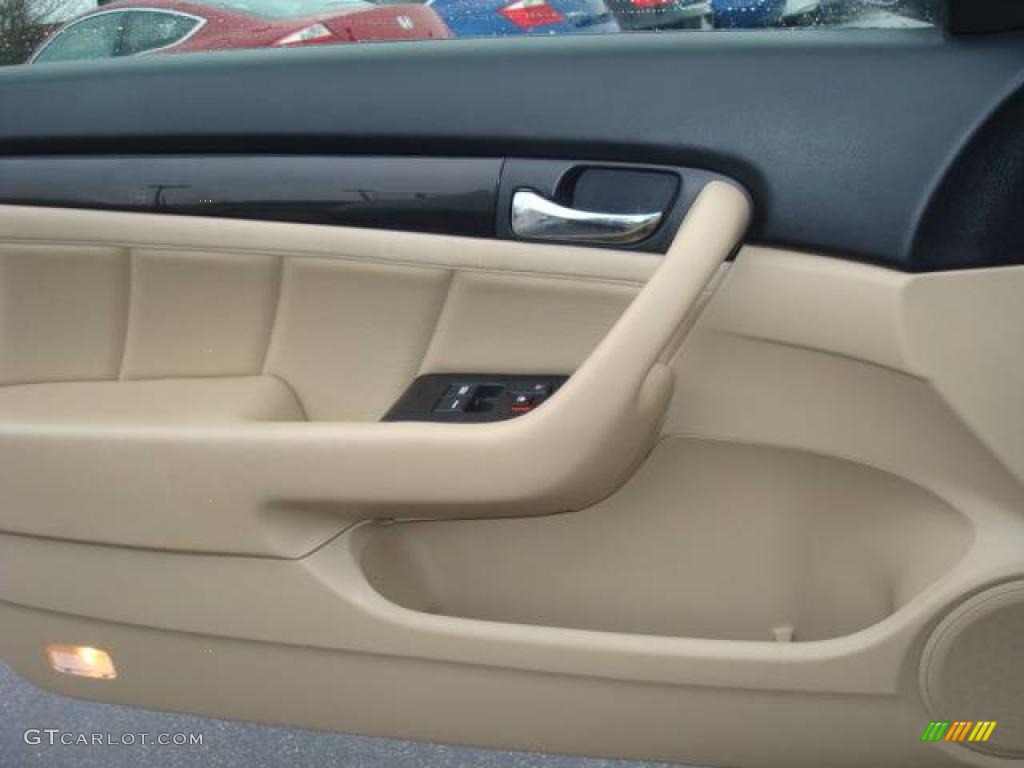 2006 Accord EX-L V6 Coupe - Sapphire Blue Pearl / Ivory photo #13