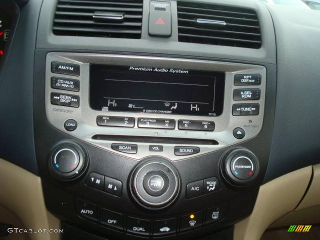 2006 Accord EX-L V6 Coupe - Sapphire Blue Pearl / Ivory photo #14