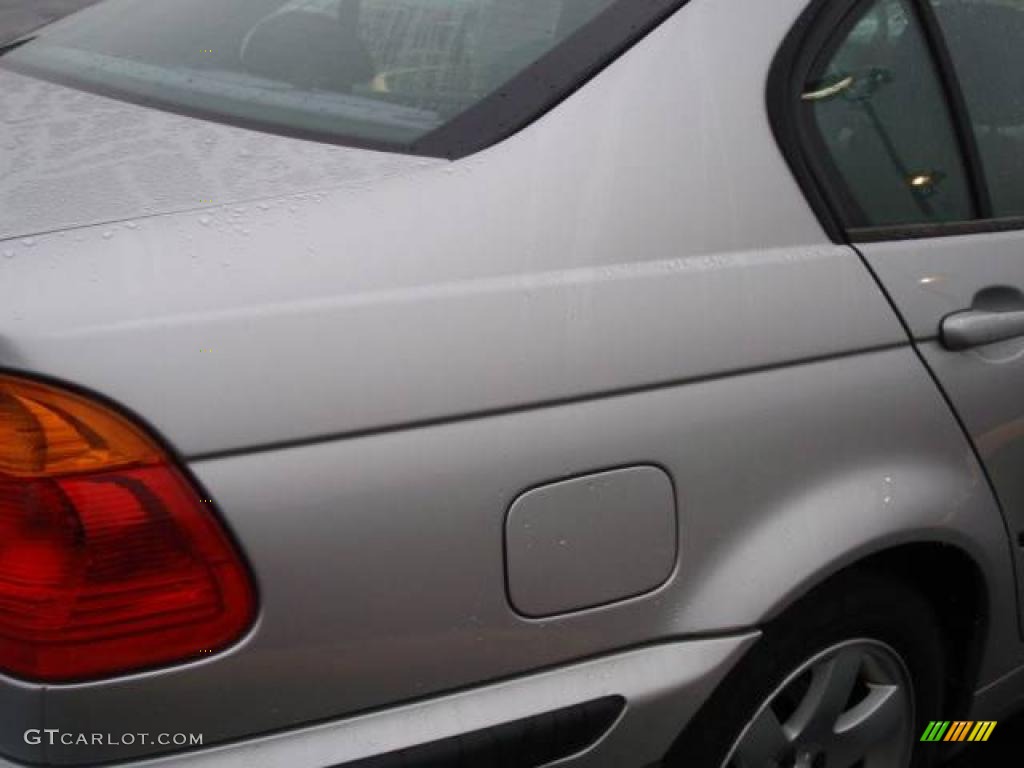 2001 3 Series 325i Sedan - Titanium Silver Metallic / Black photo #15