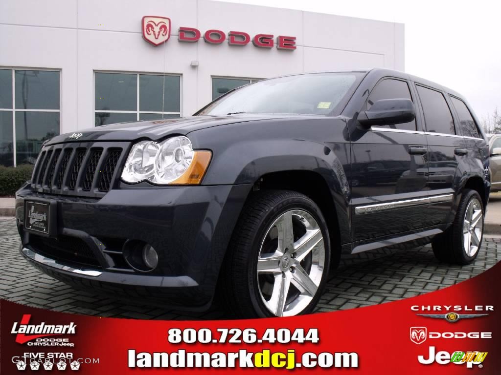 2008 Grand Cherokee SRT8 4x4 - Modern Blue Pearl / Dark Slate Gray photo #1