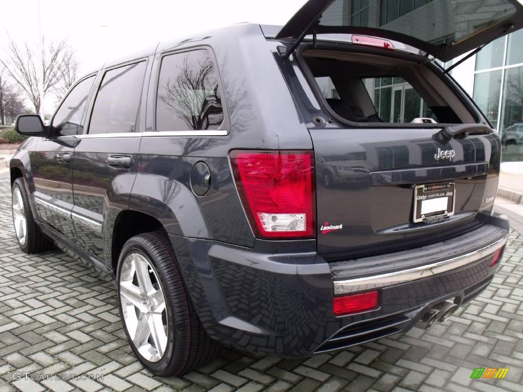 2008 Grand Cherokee SRT8 4x4 - Modern Blue Pearl / Dark Slate Gray photo #16