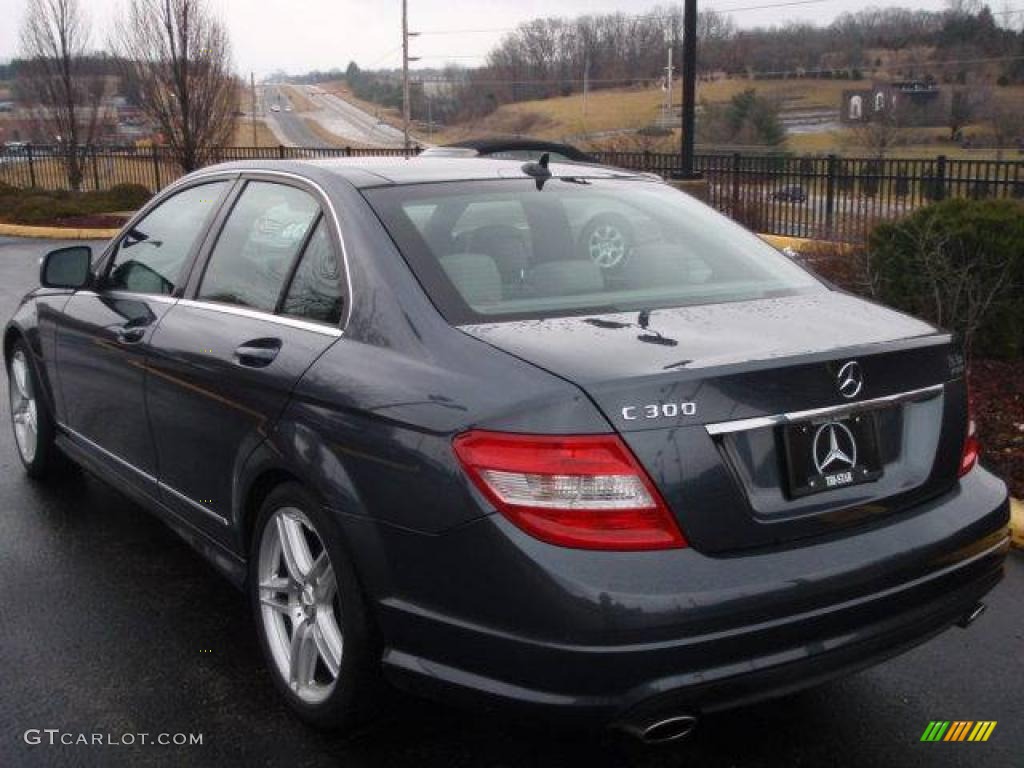 2008 C 300 Sport - Steel Grey Metallic / Grey/Black photo #11