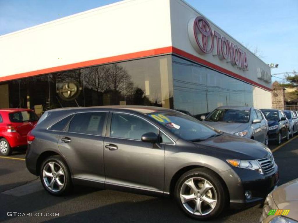 2009 Venza V6 - Magnetic Gray Metallic / Ivory photo #1